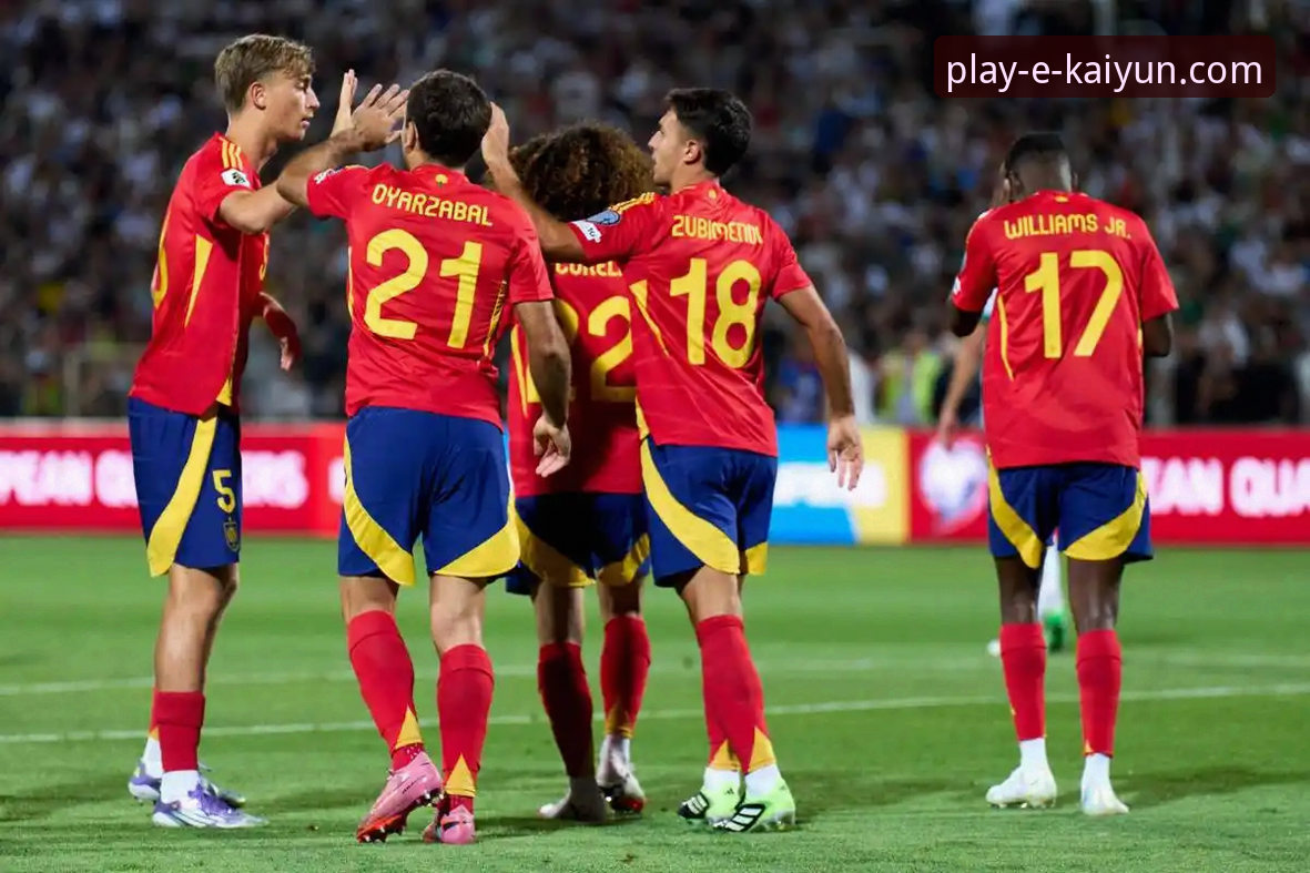 西班牙4-0大胜沙特创多项纪录，云开体育平台见证斗牛士军团世界杯破荒时刻